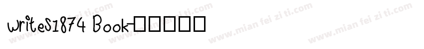 writes1874 Book字体转换